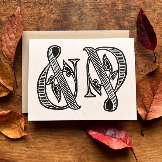 Ampersand Greeting Cards | Blank Inside, A2, Recycled