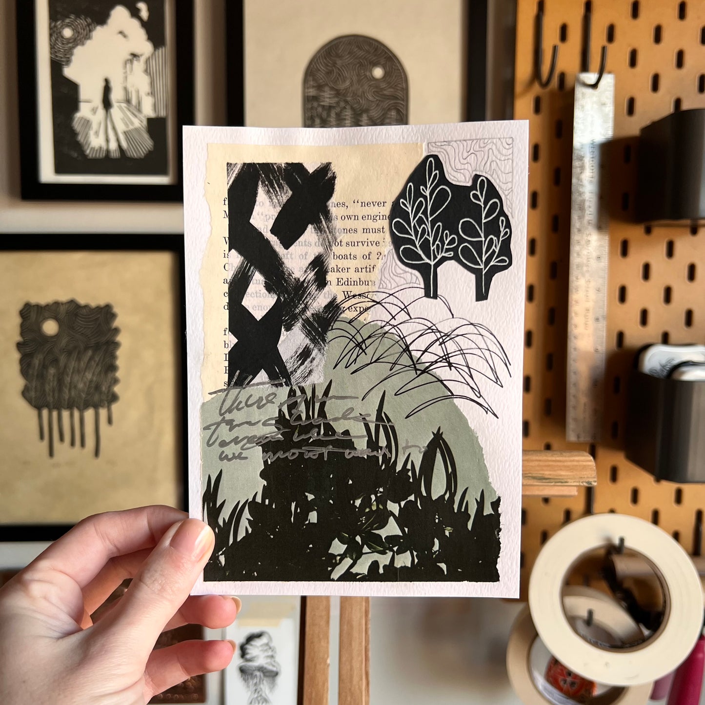Original Mixed Media Collage | 5x7