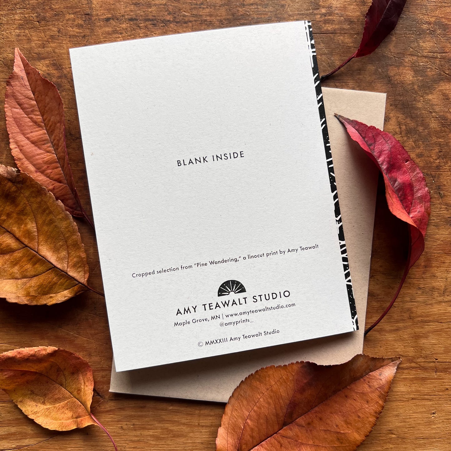 Pine Forest Greeting Cards | Blank Inside, A2, Recycled