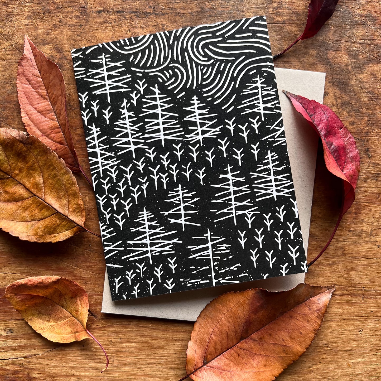 Pine Forest Greeting Cards | Blank Inside, A2, Recycled