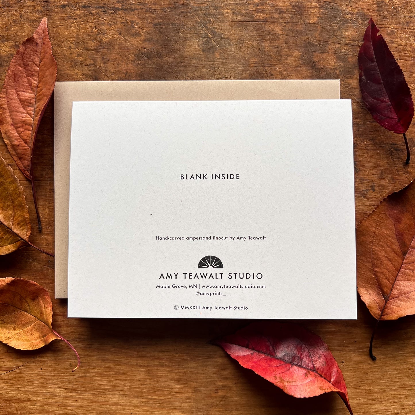 Ampersand Greeting Cards | Blank Inside, A2, Recycled