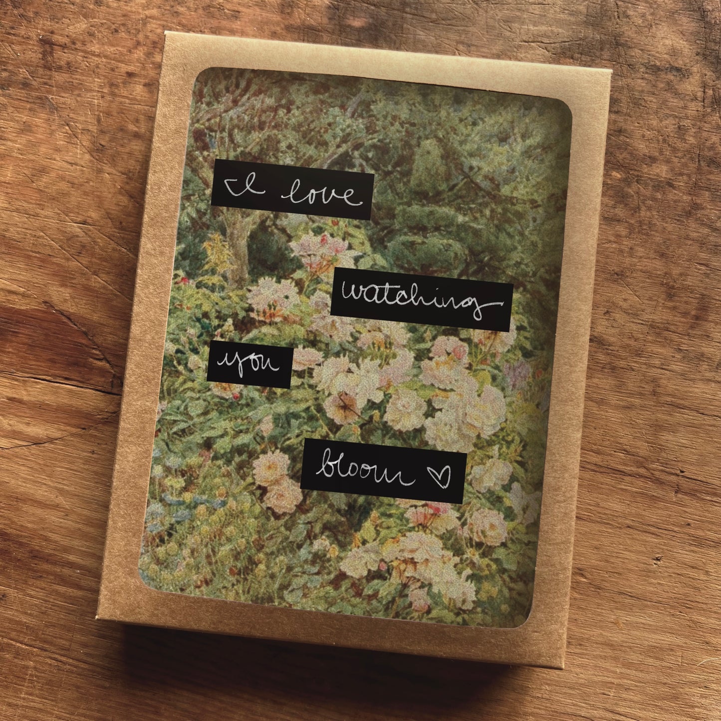 I Love Watching You Bloom Greeting Cards | Blank Inside, A2, Recycled