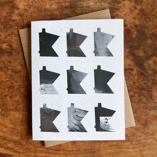 Minnesota Abstract Painting Greeting Cards | Blank Inside, A2, Recycled