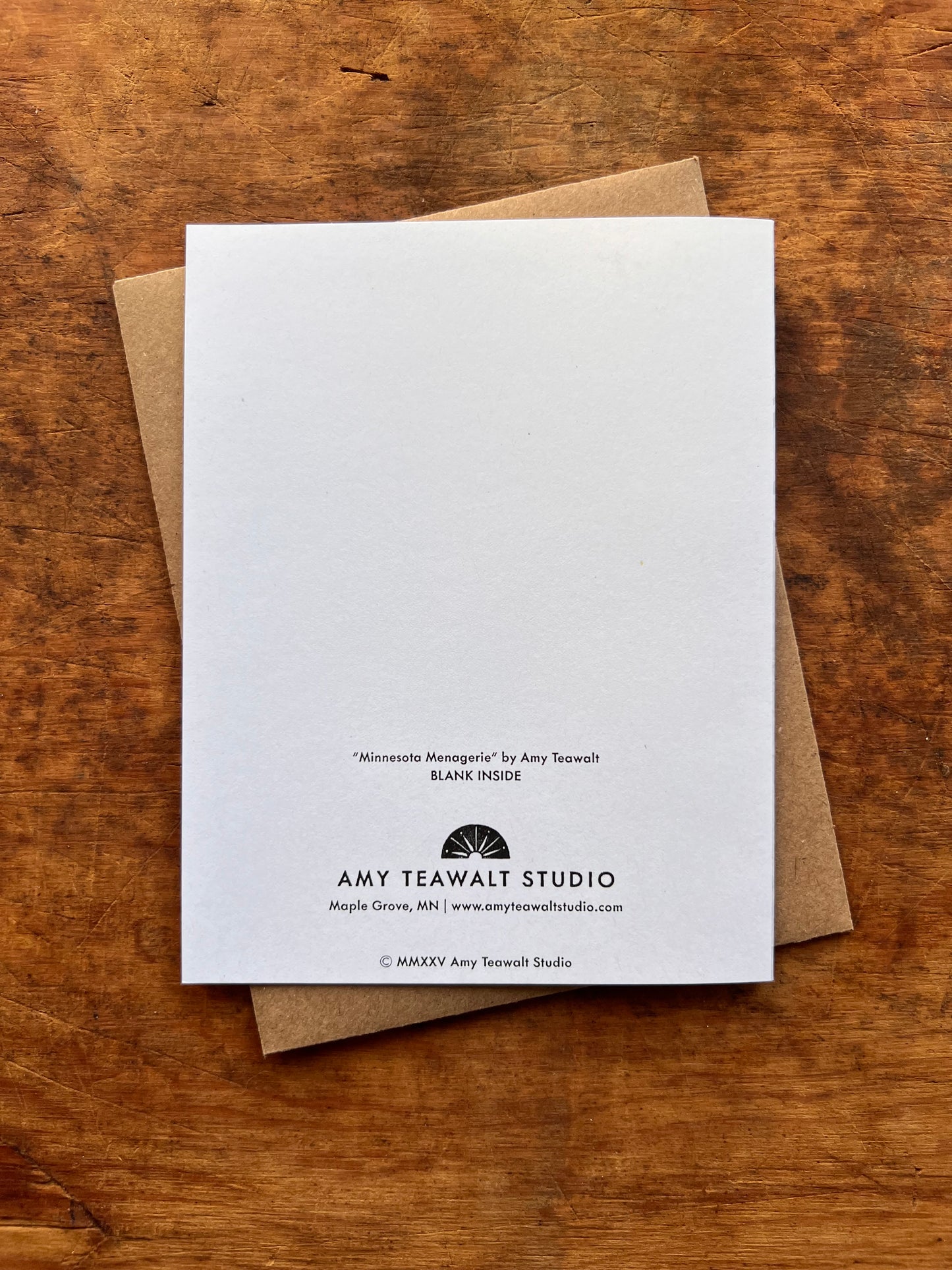 Minnesota Menagerie Greeting Cards | Blank Inside, A2, Recycled